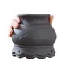 Pote Dragão de Fogo de Bianstone, Pote Especial de Medicina Tradicional Chinesa, Pote Integrado Doméstico de Argila Roxa para Moxabustão e Raspagem, Equipamento Especial de Moxabustão para Salão de Beleza