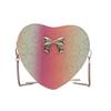 2024 Nueva Moda Amor Estampado Bolso de Hombro Cruzado Pequeño Corazón Lindo Bolso para Mujer Casual Mini Bolso con Lazo