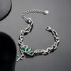 Pulsera de Piedra Estrella Envuelto en Serpiente para Hombres, Nicho, Simple, Versátil, Personalizada, Joyería de Alta Gama para Mujeres y Hombres