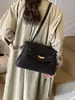 Bolso Tote de Cuero Escarchado Nuevo Otoño e Invierno para Mujer Tendencia Moda Europea y Americana Bolso Cruzado de Hombro Versátil Bolso de Mano de Gran Capacidad