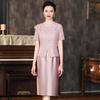 Vestidos Nuevos para Señoras de Mediana Edad y Mayores, Temperamento Noble, Vestido Feliz para Banquete de Boda de Suegra, Tallas Pequeñas y Grandes, Vestido para Madre Joven al Por Mayor