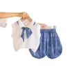 Conjunto de Colete Cachecol de Seda Sem Mangas Vazado de Verão para Meninas 2026 Nova Moda Estilosa Roupas de Bebê Moda Infantil Tendência