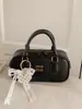 Bolso Cuadrado Pequeño de Moda Bolso de Bowling para Viajes Diarios para Mujer 2025 Nuevo de Moda Versátil Bolso Almohada Bolso Retro de Hombro Cruzado