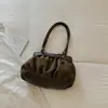 Nuevo Bolso de Hombro Plisado Minimalista de Diseño Nicho Estilo Coreano Otoño 2026, Bolso Exquisito de Moda Único para el Viaje Diario