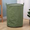 Cesta de Lavandería Grande de Tela Transfronteriza Cubo de Almacenamiento de Juguetes Cesta de Lavandería de Algodón y Lino Cesta de Almacenamiento Plegable Impermeable