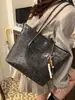Bolsa Tote Transfronteiriça, Grande Capacidade, Bolsa Portátil da Moda para Mulheres, Bolsa de Ombro de Luxo Leve, Bolsa Saco Versátil para o Dia a Dia