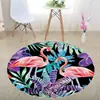 Alfombra Redonda Estéreo 3D Blanco y Negro Transfronteriza de Halloween para Dormitorio, Sala de Estar, Mesa de Café, Alfombrilla Absorbente con Trampa de Ilusión