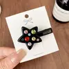 Pinza para el Cabello de Pato de Cinco Puntas, Colorido, con Diamantes, Pinza Lateral, Pinza para la Parte Trasera de la Cabeza, Accesorios para el Cabello para Mujeres, Nuevo Estilo de Alta Gama 2025