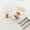 Venta al por mayor de fábrica 30 mm color diamante cristal manija para puerta de armario cajón manija hardware de gabinete mueble