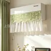 Parabrisas de Aire Acondicionado para Confinamiento Postparto Bebé Anti-Golpe Directo Ventilación Universal Pared de Dormitorio Deflector de Viento Cortina Protectora de Viento