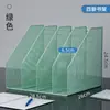 Portadocumentos Metálico Caja de Almacenamiento para Carpetas de Oficina Portadocumentos de Escritorio Estante de Información Estante de Almacenamiento por Capas Atril