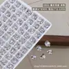 Rhinestones para Uñas de Huevo de Paloma K9, Rhinestones Ovalados Grandes Esmeralda Súper Brillantes de Celebridad de Internet Sin Base, Bolas de Rhinestone para Uñas Artísticas Terminadas
