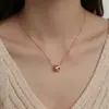 Colar Corrente de Cintura Colmeia Conservador de Cor para Mulheres 2026 Novo Luxo High-End Pingente de Conta da Fortuna Corrente de Clavícula