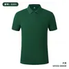 Novas Camisas Polo Lisas de Verão para Homens e Mulheres, Uniformes de Trabalho, Uniformes de Equipe, Absorventes de Suor, Respiráveis, de Manga Curta, com Impressão de Logotipo Personalizado