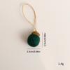 Fieltro de lana transfronterizo, bola de bellota para punzonar, material de decoración DIY, diseño de escena navideña, colgante para árbol de Navidad