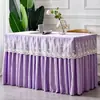 Venta al por mayor para comercio exterior: Nueva Falda de Malla para Mesa de Conferencia de Cumpleaños, Falda Decorativa Rectangular para Buffet de Postres, Cubierta de Mesa