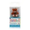 Vela Ursinho Coreano Gravata Borboleta Urso de Pelúcia Decoração de Bolo de Aniversário Enfeite Fofo Festa Infantil Suprimentos de Confeitaria