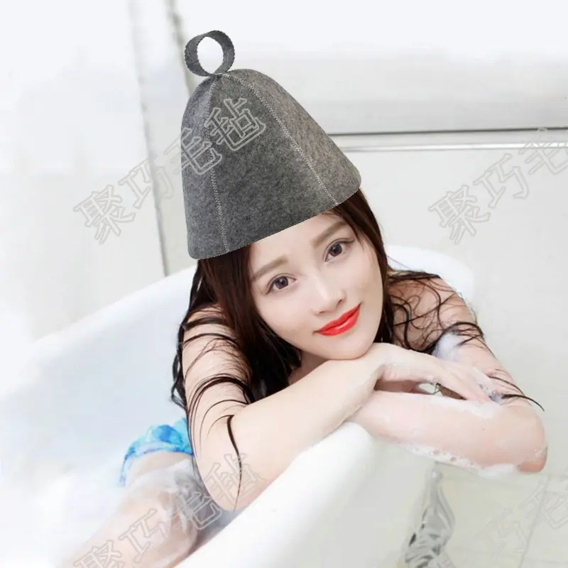 桑拿帽白色