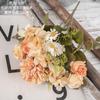 Buquê de Camomila de Outono com 7 Galhos Estilo Ins Fabricante de Flores Artificiais Decoração para Casa Casamento Transfronteiriço Atacado Flores Artificiais