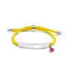Pulseira Personalizada com Logo de Publicidade Transfronteiriça, Pulseira Trançada Personalizada em Aço Titânio com Diamante Roxo Multicor para Presente de Feriado