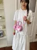 Bolsa Boston de Lunares Rosas para Mujer, Nuevo Modelo 2026, Bolso de Hombro Cruzado, Versátil para el Trayecto Diario, Diseño de Nicho de Alta Gama