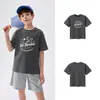 [Balaone] Balabala Roupas Infantis Camiseta de Manga Curta Infantil Novo Verão 2026 Top Absorvente de Umidade Secagem Rápida
