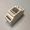 Caixa de Instrumento de Display Montada em Trilho, Caixa de Fonte de Alimentação para Chave Montada em Trilho de Cartão Plástico, Caixa de Medidor Tipo P-Shell, Microcontrolador