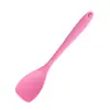 Espátula Plana de Silicone Integrada Translúcida Resistente a Altas Temperaturas Ferramenta de Cozinha para Cozinhar Que Não Danifica a Panela, Espátula Anti-Queimaduras, Espátula de Cozinha