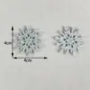 Pasador de Copo de Nieve Elsa Nuevo Año Brillante Pequeño Pasador de Copo de Nieve Otoño e Invierno Pin Lateral Pin para Flequillo Pasador Accesorios para el Cabello de Navidad