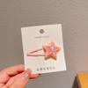 Horquilla lateral con forma de estrella de cinco puntas y corazón para chica, dulce y genial, con forma de corazón y dopamina, accesorios para el cabello que combinan con todo.