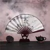 (Abanico plegable creativo de 8 pulgadas con fondo blanco leche) pintura a tinta estilo chino abanico plegable de tela de seda para hombre los fabricantes de abanicos plegables pueden decidir