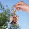 Kit de Materiales DIY para Carrillón de Viento de Cáscara de Fruta Natural Llavero Sanador de Cáscara de Fruta de Planta Hecho a Mano Colgante para Bolso