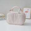 Nueva Bolsa de Cosméticos de PU de Gran Capacidad de Alta Gama para Viaje Simple Bolsa de Aseo Multifuncional Portátil Impermeable