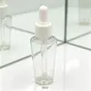 Frascos goteros de 15/20/50/60 ml, botellas de plástico PET, frascos para aceites esenciales, líquido para suero, botellas vacías dispensadoras de loción