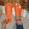Pantuflas Planas de Exterior Talla Grande para Mujer 2025, Chanclas de Playa de Moda con Cadena y Patrón de Cocodrilo para Verano, Exquisito Calzado para Exteriores