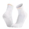 Meias de Basquete para Homens, Absorventes de Suor, Antiderrapantes, Respiráveis, Meias Esportivas com Solado de Toalha, Meias de Algodão para Corrida de Cano Alto, Meias Esportivas Profissionais