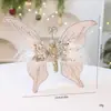 Tela Shengyuan Nuevo Producto Mariposa Navideña DIY Accesorios para Diseño de Escena Navideña Decoraciones Navideñas Mariposa Artificial