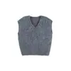 Ropa de mujer transfronteriza al por mayor artículo de venta caliente: chaleco tejido sin mangas de cuello en V con textura de felpa estilo casual HBZX710116