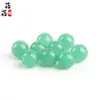Cuentas sueltas de calcedonia, cuentas individuales, accesorios para joyería DIY de calcedonia verde, cuentas sueltas de cristal al por mayor