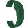 Adecuado para series de relojes Samsung/Huawei, Correa de silicona transpirable con hebilla cuadrada perforada, Universal 20/22 mm