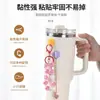 Hebilla Creativa de Silicona en Forma de Corazón Parche para Vaso de Agua Accesorios de Joyería DIY Accesorios para Funda de Teléfono Móvil Borla Coreana Colgante DIY