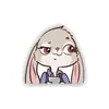Broche de Acrílico Lindo de Dibujos Animados Estilo Ins Japonés y Coreano Insignia Judy Nick de Zootopia Corsage Pequeño Fresco