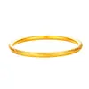 Pulsera de anillo simple con textura de flor de coche francés antiguo con diseño de nicho, diseño de arena dorada de Vietnam, pulsera Vimi de lujo con sentido ligero