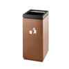 Cubo de Basura Comercial de Clasificación para Interiores Vestíbulo de Hotel con Cenicero Cubo de Basura Centro Comercial Ascensor Barril Vertical de Pelado