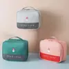 Bolsa portátil para medicamentos para viagens internacionais, bolsa de emergência portátil para início das aulas, bolsa para armazenamento de medicamentos de grande capacidade, caixa de primeiros socorros.