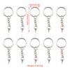Colgante de Flor Cam Llavero Accesorios Cuerno de Oveja Uña Broche de Langosta Anillo Abierto Colgante Más Aretes de Cadena Larga Colgante de Pulsera