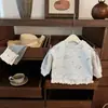 Moletom Feminino 2026 Estilo Coreano Estampa de Gato Barra com Renda Gola Redonda Blusa Camiseta para Meninas Jovens
