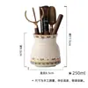Colección Serie Esmalte Craquelado Beige Horno Ru Dinastías Tang y Song Juego de Té Kung Fu Tetera Doméstica Gaiwan de Tres Talentos Taza de Té Accesorios para Ceremonia de Té