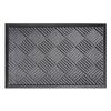 Alfombra antideslizante con relieve de terciopelo y lazo a rayas, resistente al desgaste, con eliminación de polvo sencilla para uso doméstico y comercial, venta al por mayor de fábrica