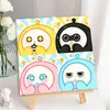 Pintura al Óleo Digital Educativa de Dibujos Animados para Niños DIY Pintada a Mano Colorear Graffiti Saludable y Ecológica Tamaño Pequeño Venta al por Mayor de Fábrica